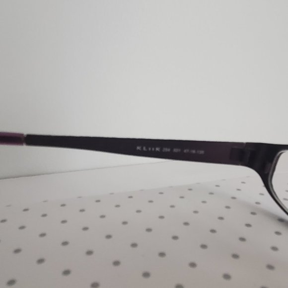 KLiiK Denmark 294 Women's Eyeglasses Grape Tangerine Retired Style Rectangular - Picture 9 of 14